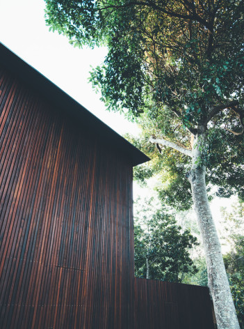 little cove beach house street elevation