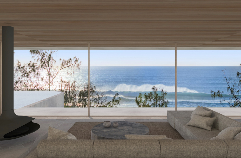sealand beach house-107 house needed to be built on a steep site and not exceed the maximum building height.