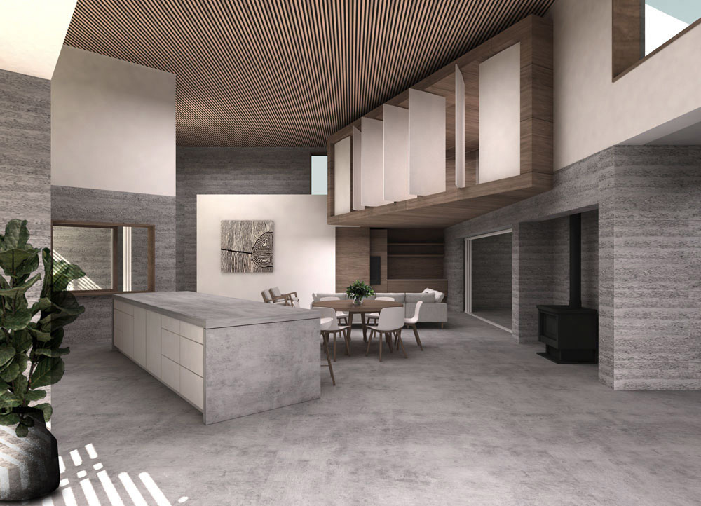 sealand-bombala-4 To enable the clients to stay in the house,<br />
even if their mobility decreased, we designed<br />
the ground level to be wheelchair accessible.