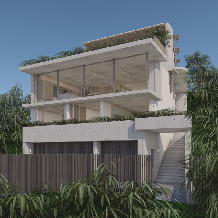 sealand first bay-08 The building has been setback from the boundaries to provide native gardens around the house that mediate the climate, increase biodiversity and wildlife habitat.