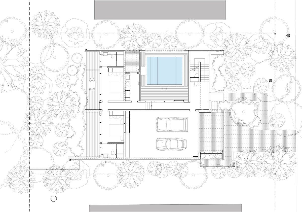 little cove house | ground floor plan