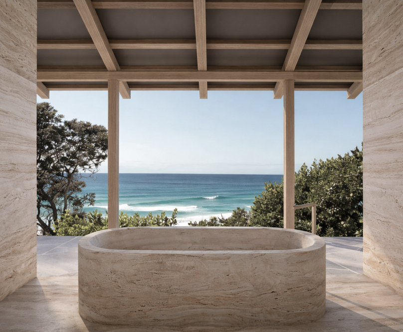 The brief was for a house, where they could relax, entertain, and delight in the views of the coastal rainforest and ocean.